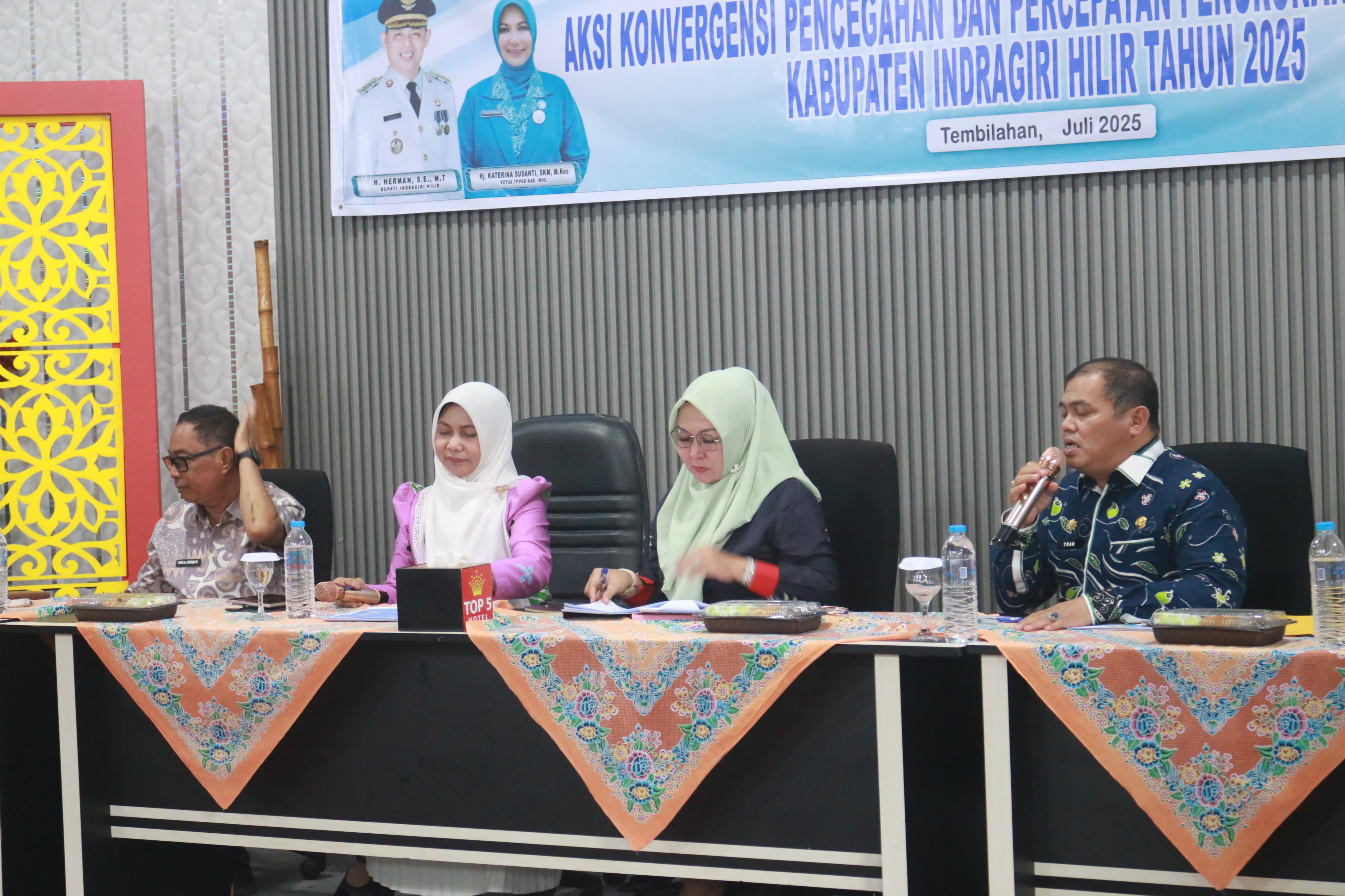 Pemkab Inhil dan TP PKK Komitmen Menanggulangi Stunting