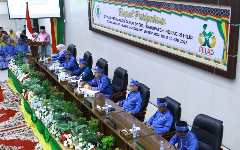 Galeri Foto: Rapat Paripurna Peringatan Hari Jadi ke-60 Kabupaten Inhil
