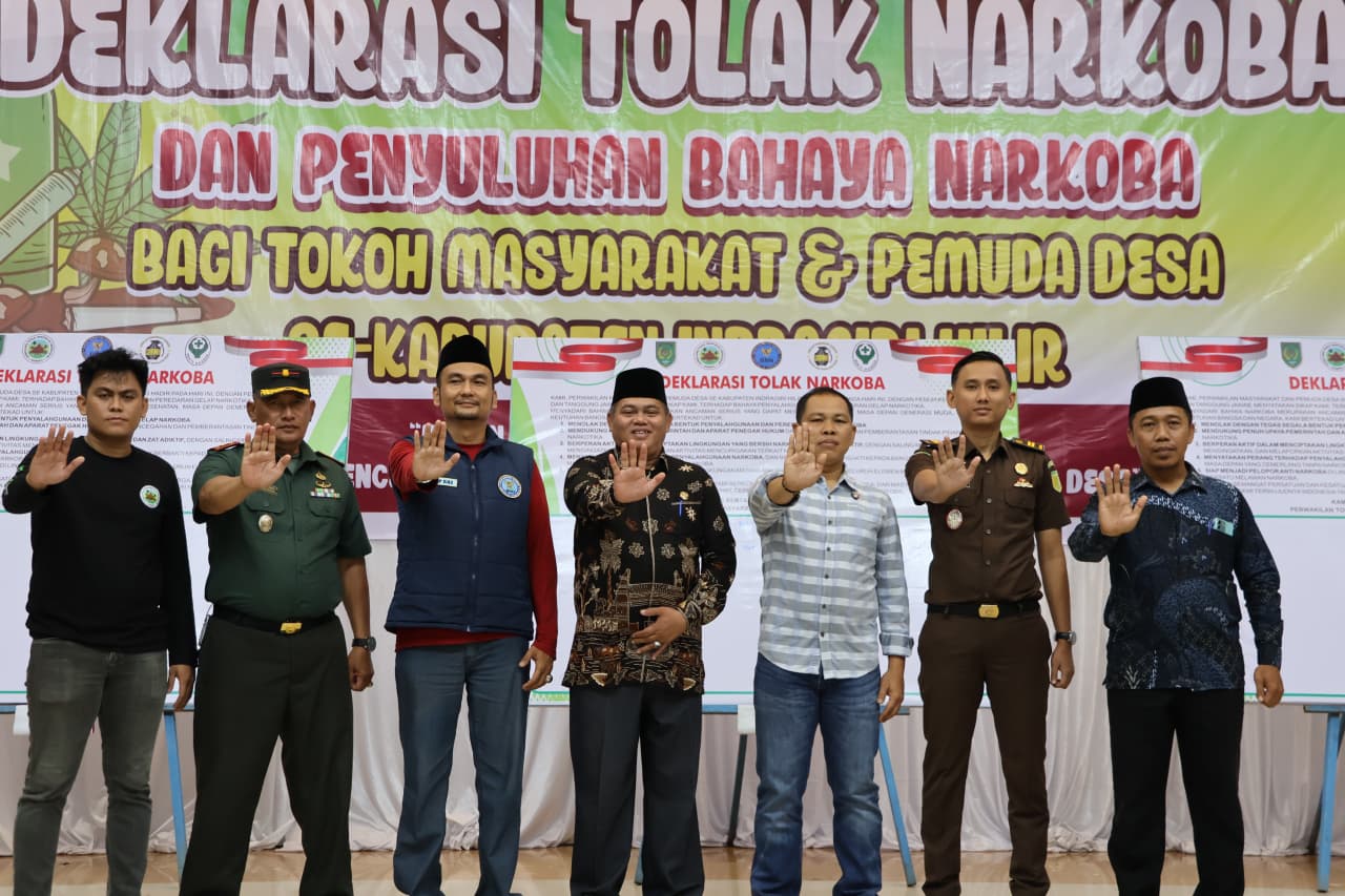 Bupati Inhil Ajak Tokoh Masyarakat dan Pemuda Desa Cegah Pengedaran Narkoba