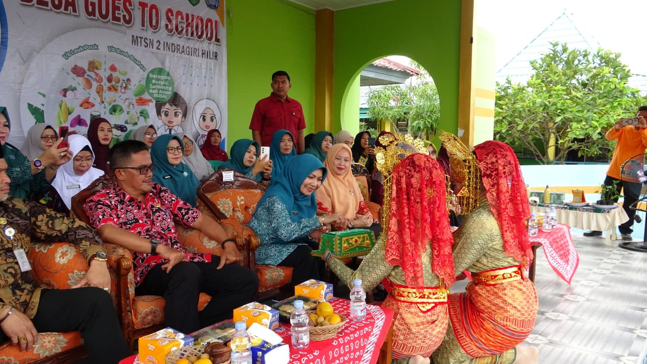 Ketua TP PKK Inhil Ajak Siswa Terapkan Pola Makan Bergizi Seimbang dan Manfaatkan Pangan Lokal