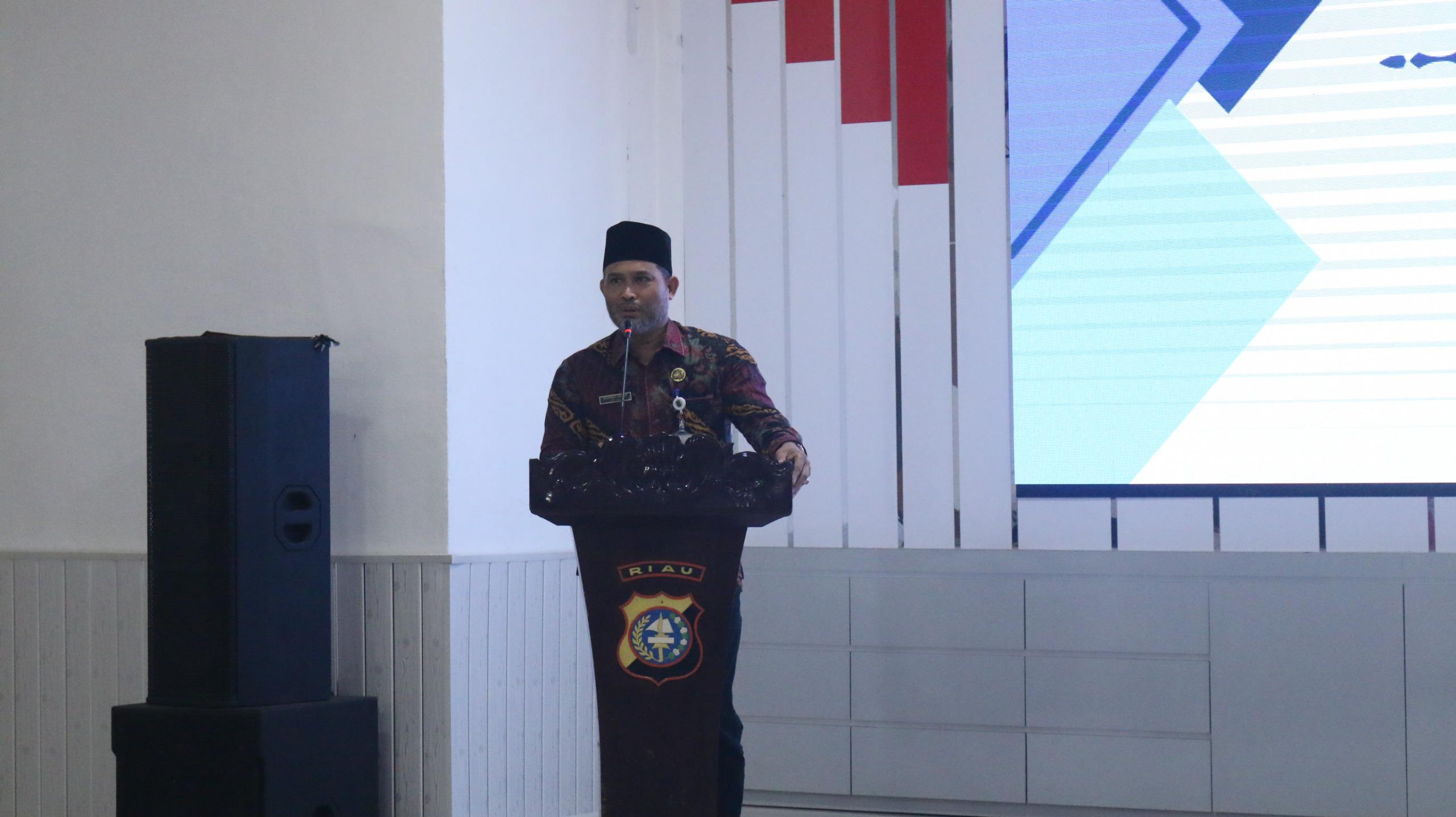 HUT Ke-26 PP Polri, Staf Ahli Bupati Inhil Muamar Ghadafi Hadiri Syukuran Di Polres Inhil