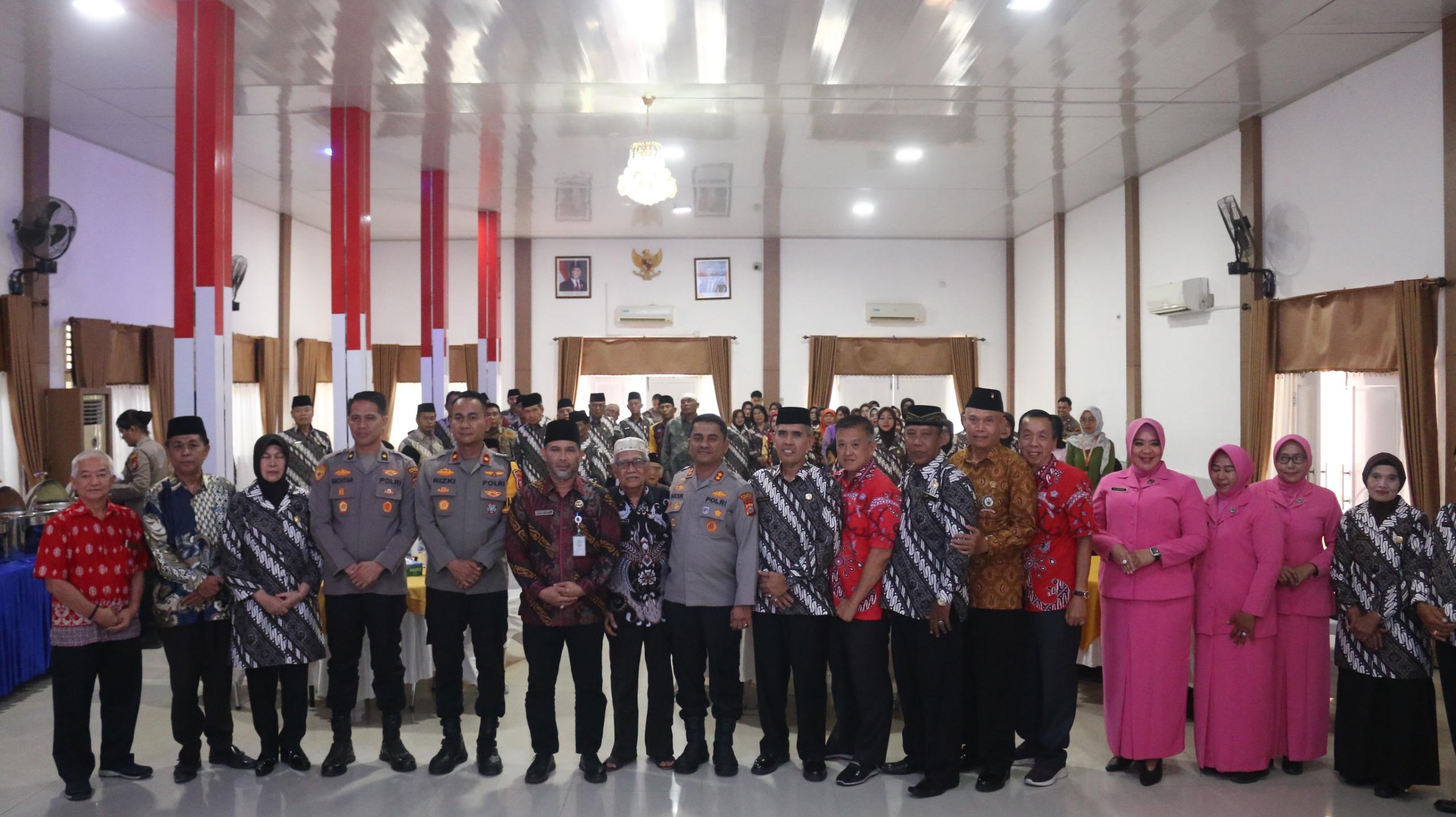 HUT Ke-26 PP Polri, Staf Ahli Bupati Inhil Muamar Ghadafi Hadiri Syukuran Di Polres Inhil