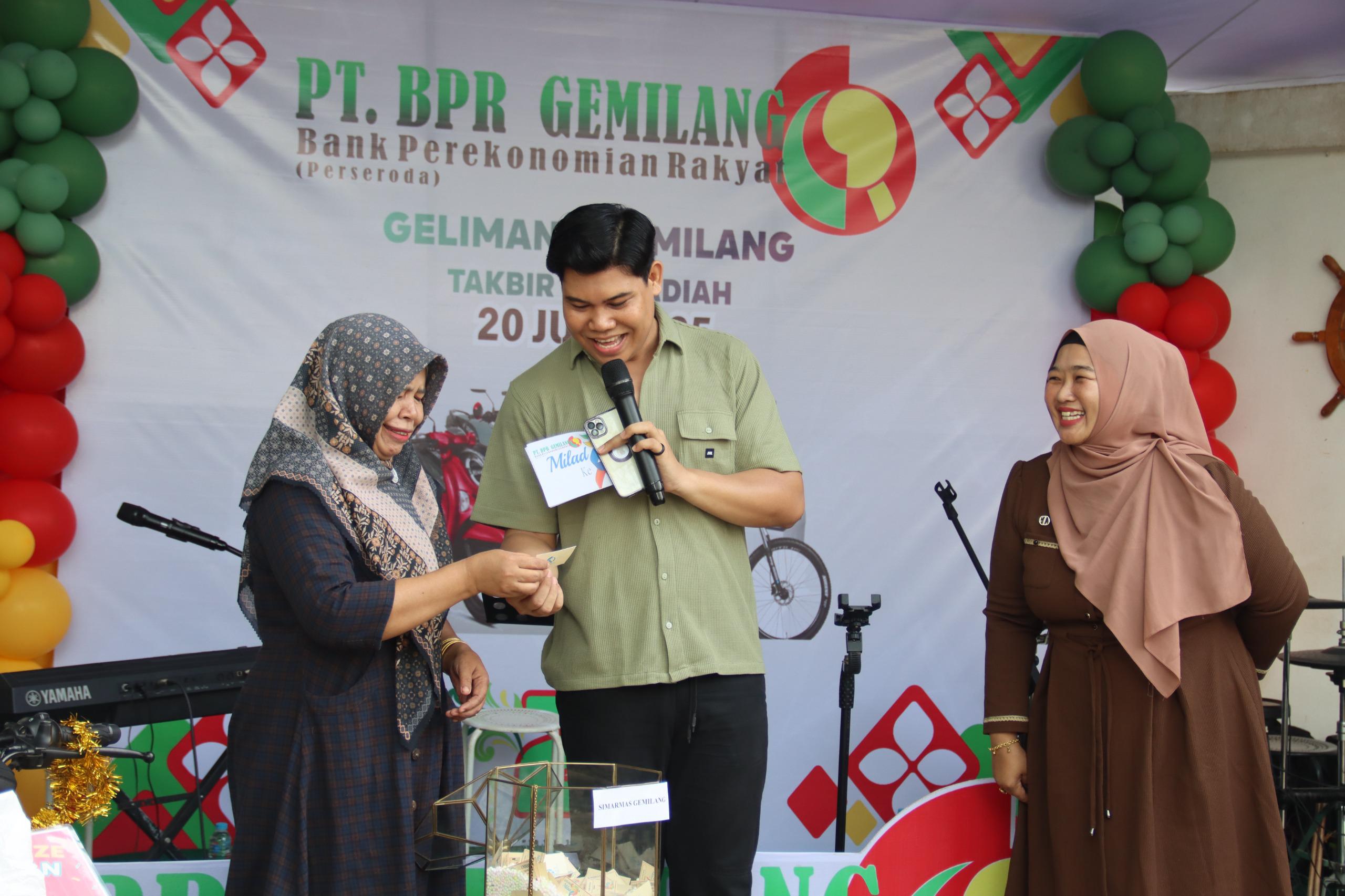 Dihadiri Asisten II Pemkab Inhil, BPR Gemilang Gelar Perayaan HUT ke-27 Bertabur Hadiah