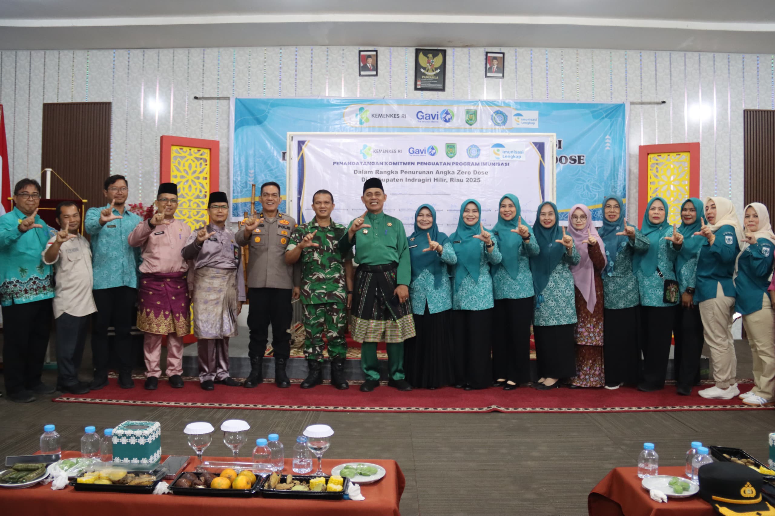Ketua TP PKK Inhil Dorong Peran Keluarga Dalam Imunisasi Zero Dose, Bupati Inhil Tegaskan Dukungan Penuh Pemda