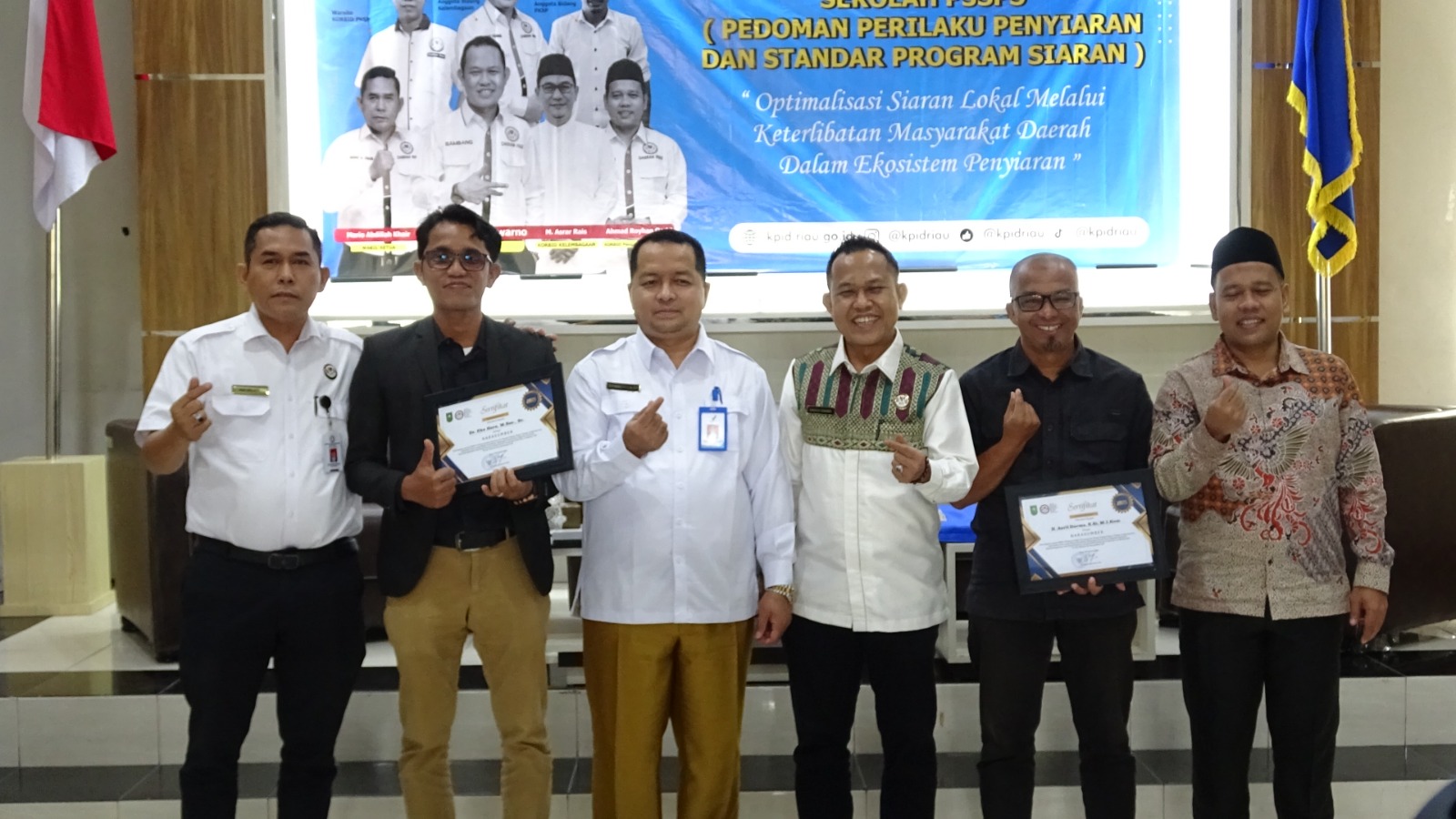 Diskominfopers Inhil Ikuti Sekolah P3SPS