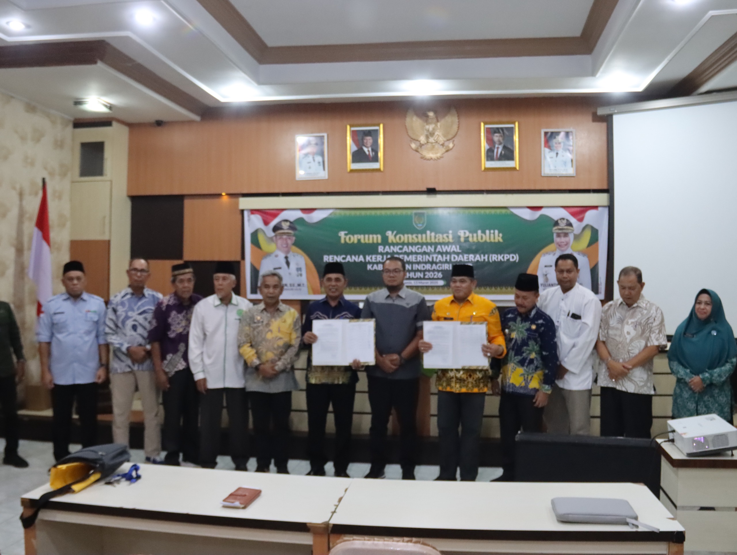 Buka FKP Rancangan Awal RKPD Inhil 2026, Bupati Herman: Pemkab Akan Cermat Selesaikan Persoalan