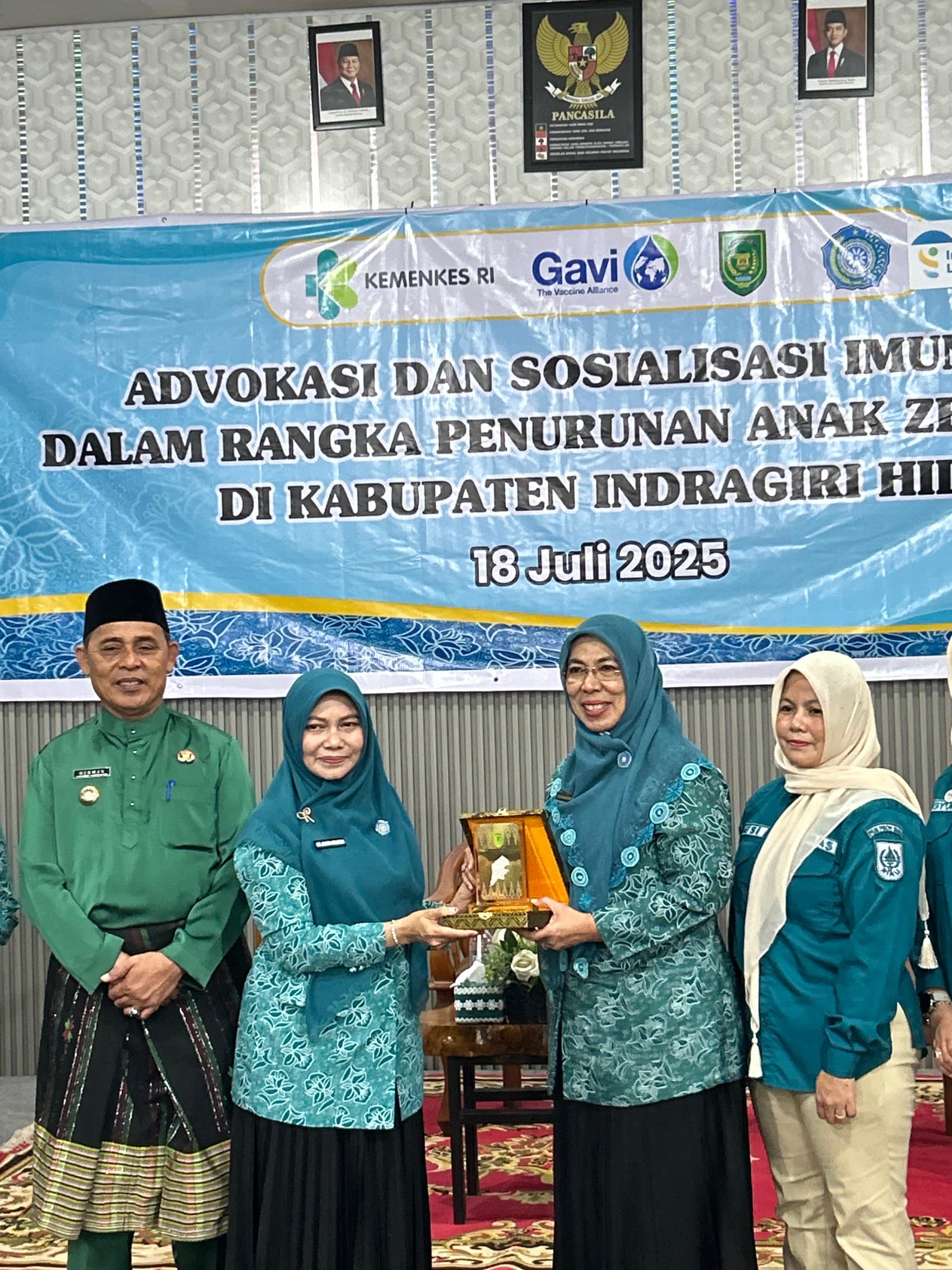 Ketua TP PKK Inhil Dorong Peran Keluarga Dalam Imunisasi Zero Dose, Bupati Inhil Tegaskan Dukungan Penuh Pemda