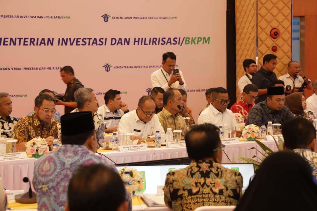 Bupati Inhil Paparkan Potensi Hilirisasi Kelapa di Hadapan Menteri Investasi RI