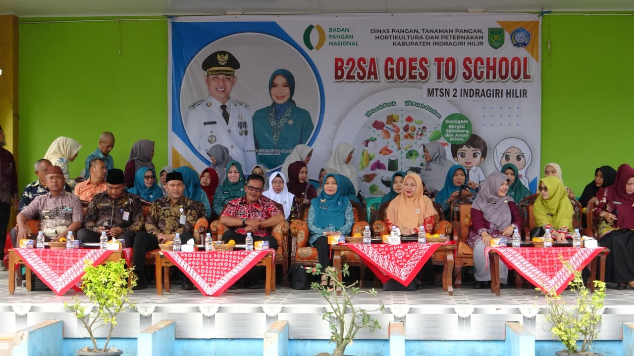 Ketua TP PKK Inhil Ajak Siswa Terapkan Pola Makan Bergizi Seimbang dan Manfaatkan Pangan Lokal