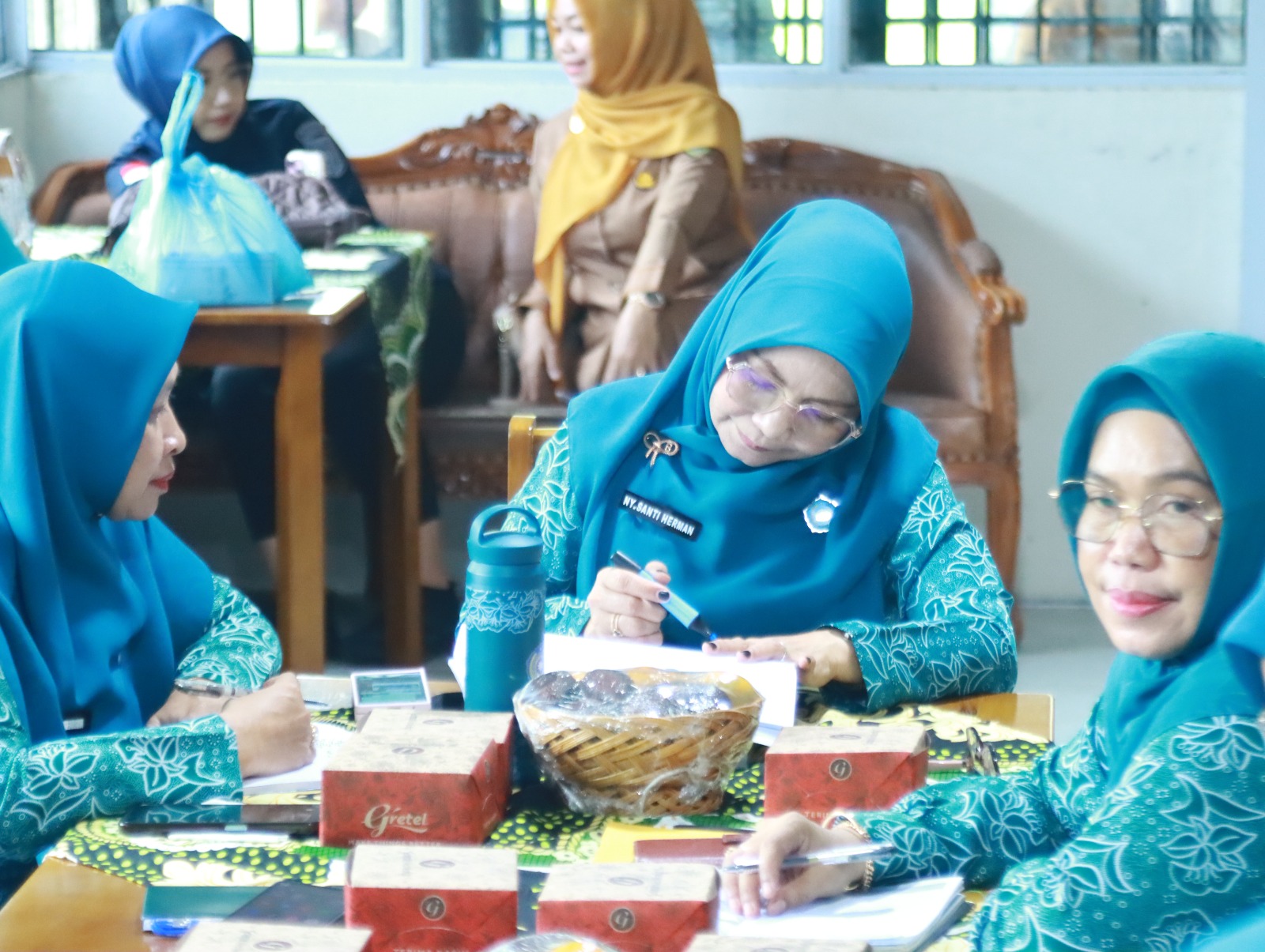 Ketua TP PKK Inhil, Katerina Susanti, Ikuti Sosialisasi Hasil Rakernas X PKK Tahun 2025