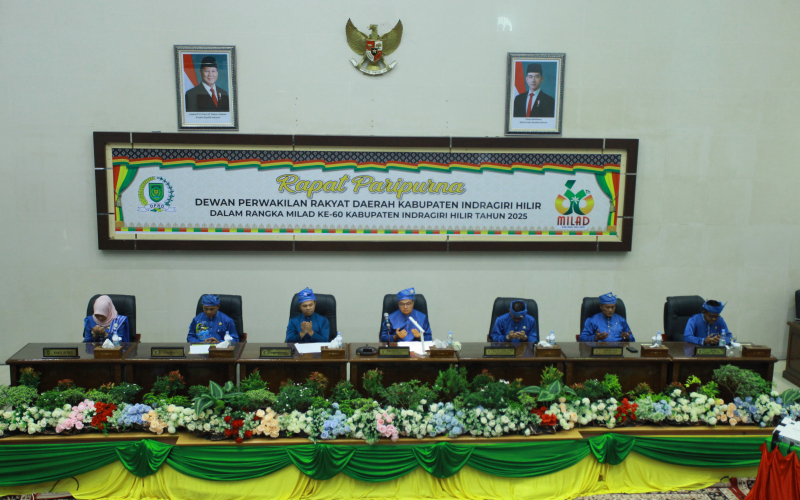 Galeri Foto: Rapat Paripurna Peringatan Hari Jadi ke-60 Kabupaten Inhil