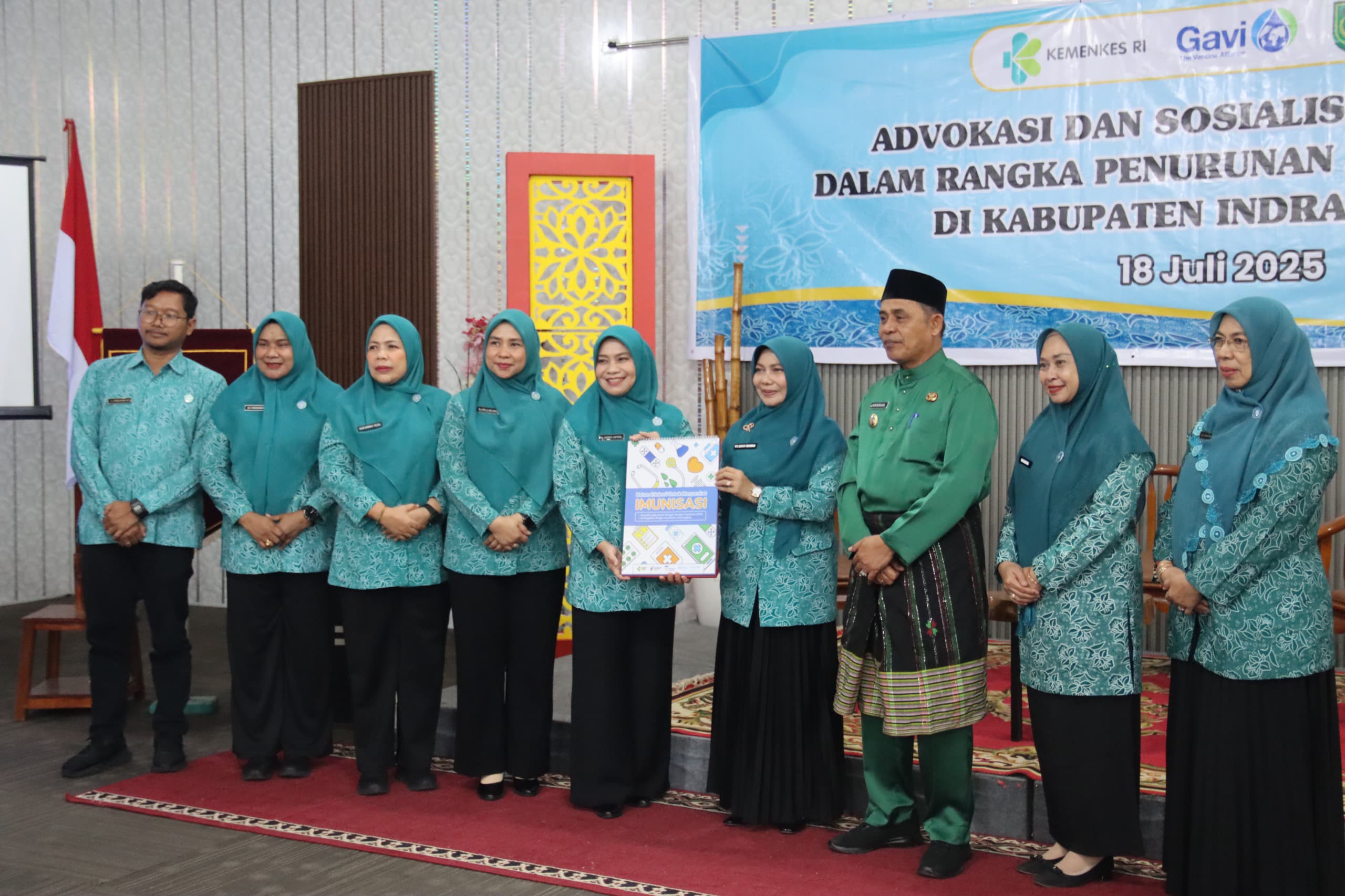 Ketua TP PKK Inhil Dorong Peran Keluarga Dalam Imunisasi Zero Dose, Bupati Inhil Tegaskan Dukungan Penuh Pemda