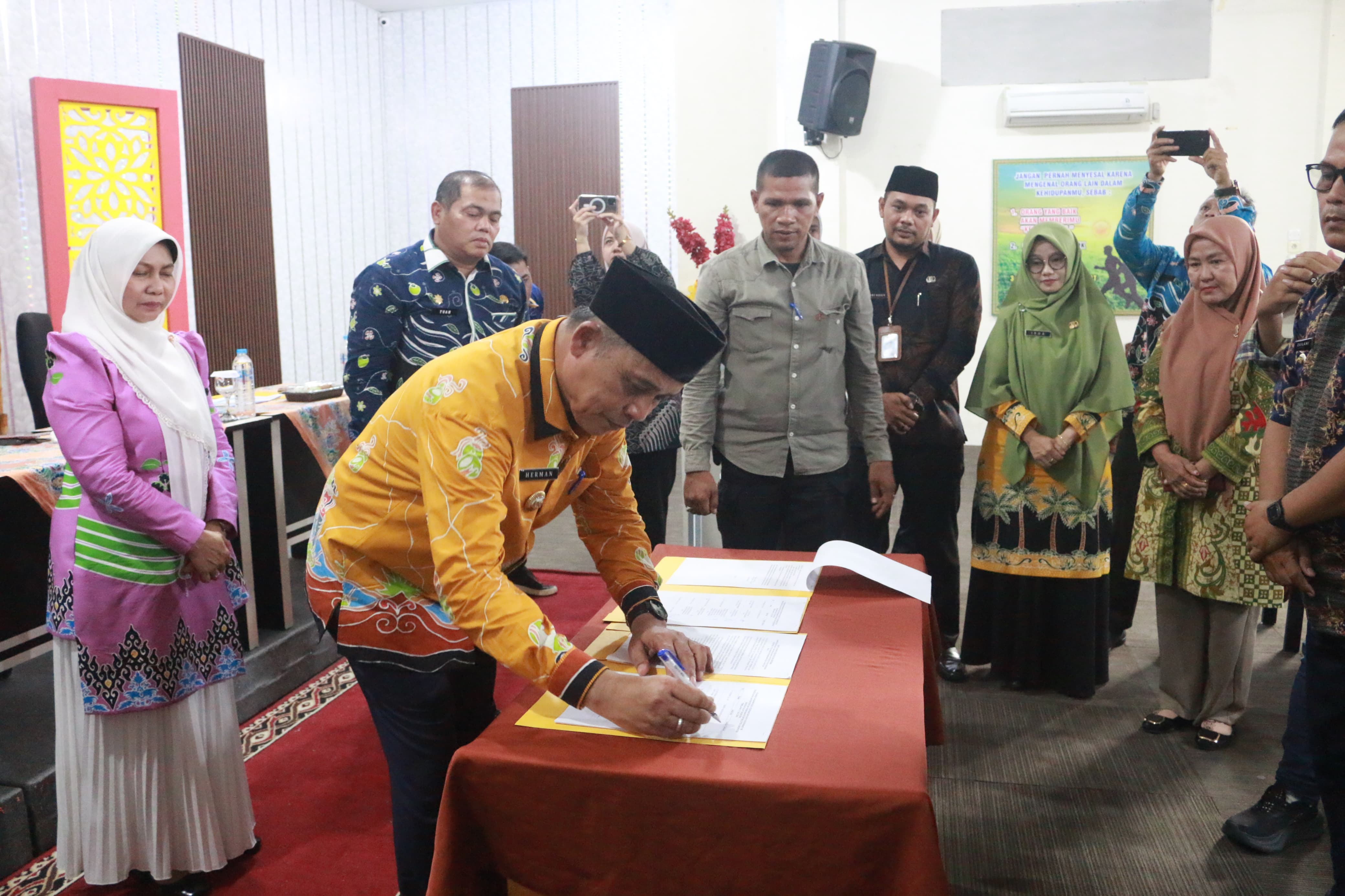 Pemkab Inhil dan TP PKK Komitmen Menanggulangi Stunting