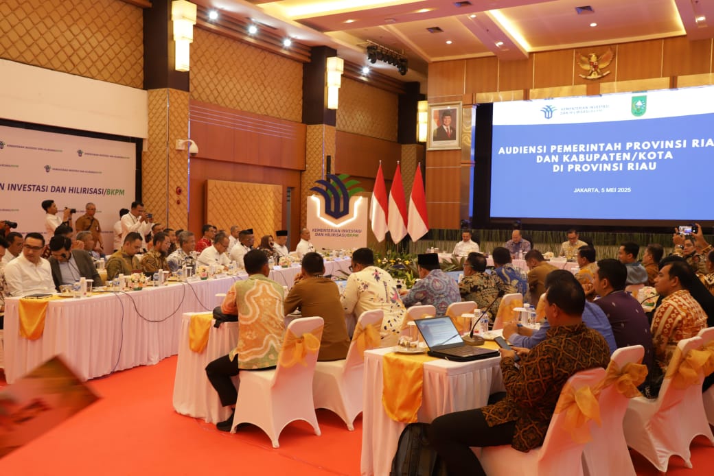 Bupati Inhil Paparkan Potensi Hilirisasi Kelapa di Hadapan Menteri Investasi RI