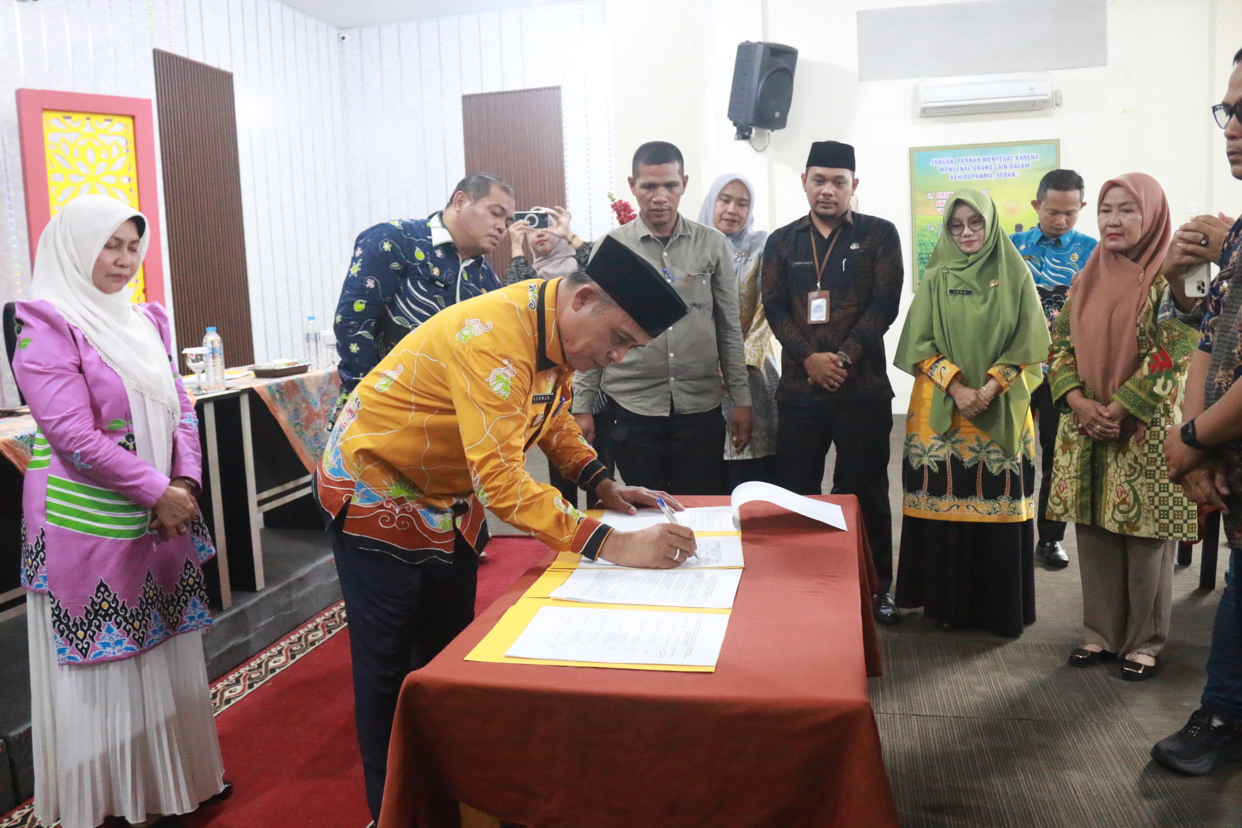 Pemkab Inhil dan TP PKK Komitmen Menanggulangi Stunting