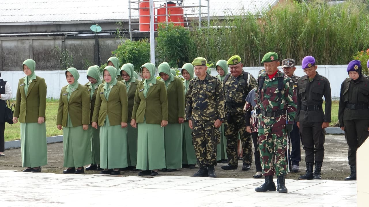 Ziarah Nasional HUT TNI ke-80, Wabup Inhil Ajak Generasi Muda Hargai Jasa Pahlawan