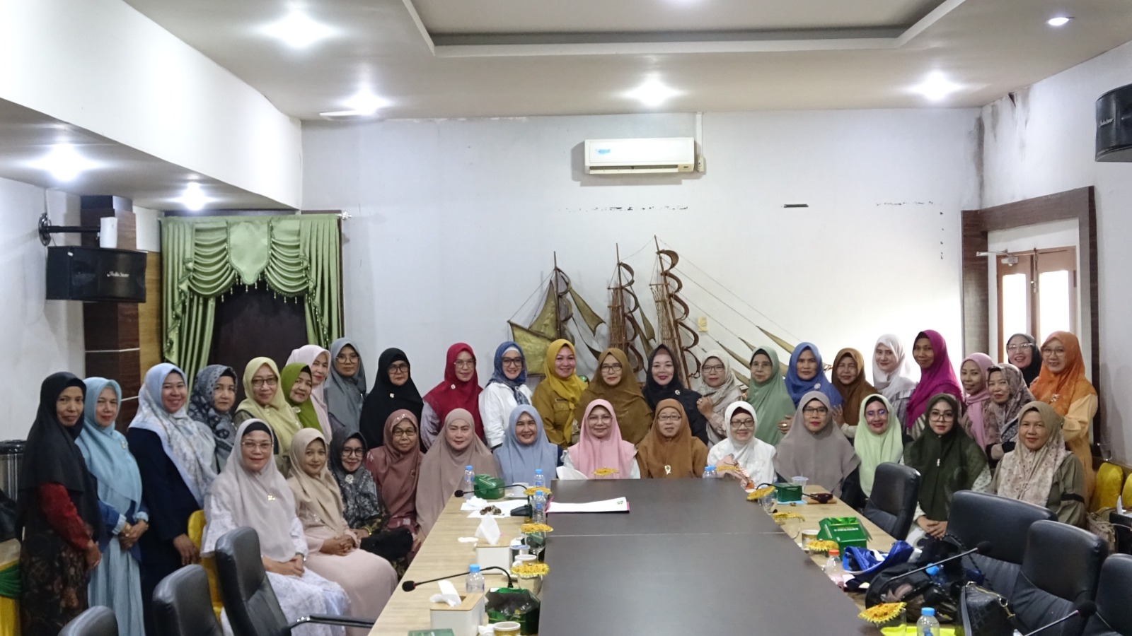 Ketua BKMT Inhil Pimpin Rapat Badan Kontak Majelis Taklim