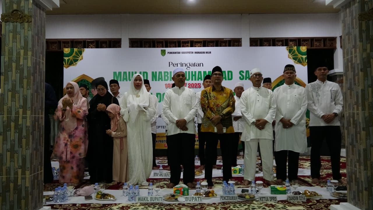 Gen Z Padati Kediaman Wakil Bupati Inhil Pada Peringatan Maulid Nabi Muhammad SAW 1447 H