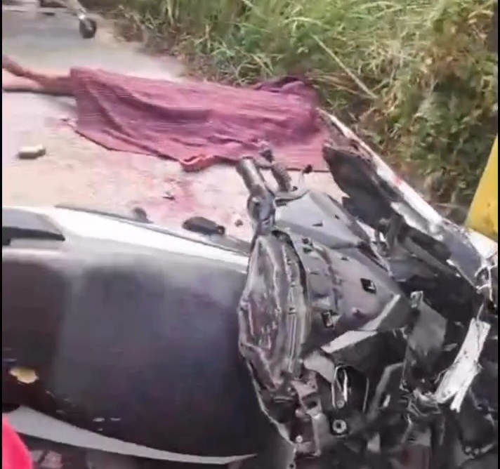 Kecelakaan di Rumbai Pesisir, Satu Pelajar Meninggal Usai Motor Tabrak Truk Parkir