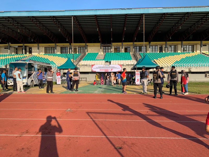 Polres Kampar:  Layanan Prima Polri Untuk Masyarakat di Hari Minggu Ceria