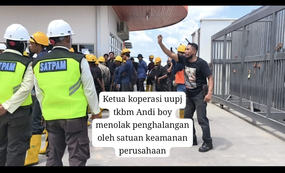 Puncak Konflik di PT Agromurni: Security Hentikan Paksa Pekerjaan UUPJ TKBM, Adu Dorong Hampir Berujung Tindakan Adu jotos