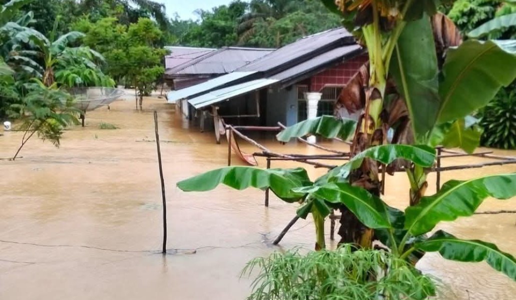 Banjir Terjang 2 Desa di Kemuning Inhil, Saat ini Belum Ada Tenda Pengungsian