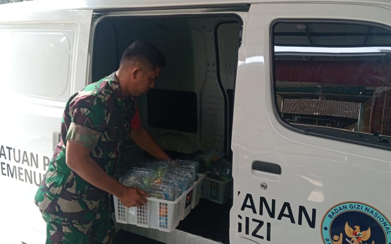 Program Makanan Bergizi Gratis Dilaksanakan di Kecamatan Bukit Kapur