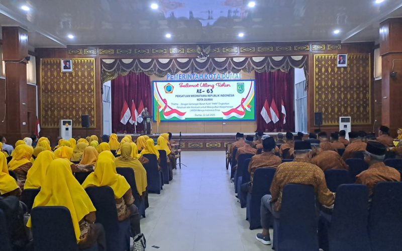 Kolaborasi Lintas Generasi: Pelindo Dumai Hadiri HUT PWRI ke 63