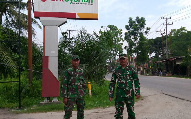 Babinsa Bangsal Aceh Ingatkan Warga, Bakar Lahan Ada Konsekuensi Hukumnya