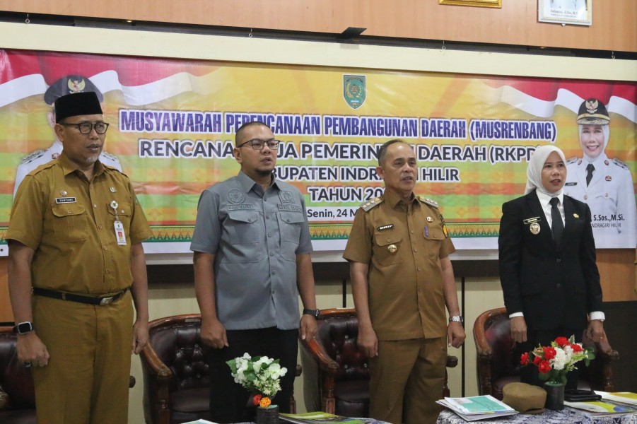 Bupati Inhil H Herman Resmi Membuka Musrenbang RKPD Inhil Tahun 2026