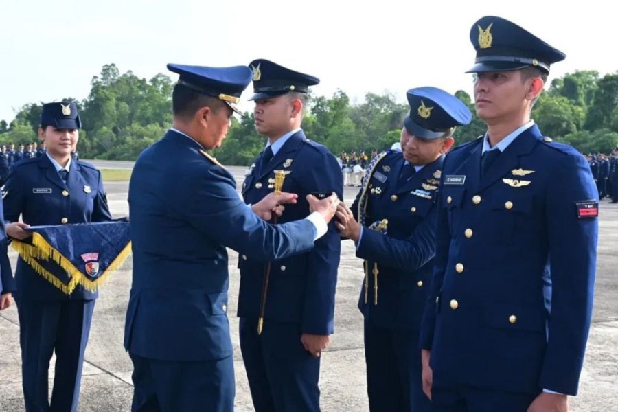 135 Personel Lanud Roesmin Nurjadin Pekanbaru Naik Pangkat