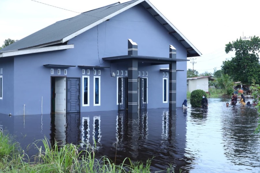 Warga Empat Kecamatan di Siak Diminta Waspada Banjir Saat Musim Hujan