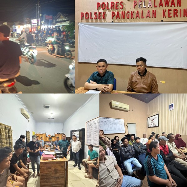Kapolres Pelalawan Turun Tangan, Lerai Tawuran Pemuda di Pangkalan Kerinci