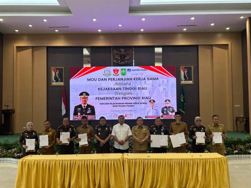 Wako H. Paisal Nyatakan Dukungan Penuh pada MoU–PKS Penerapan Pidana Kerja Sosial di Riau