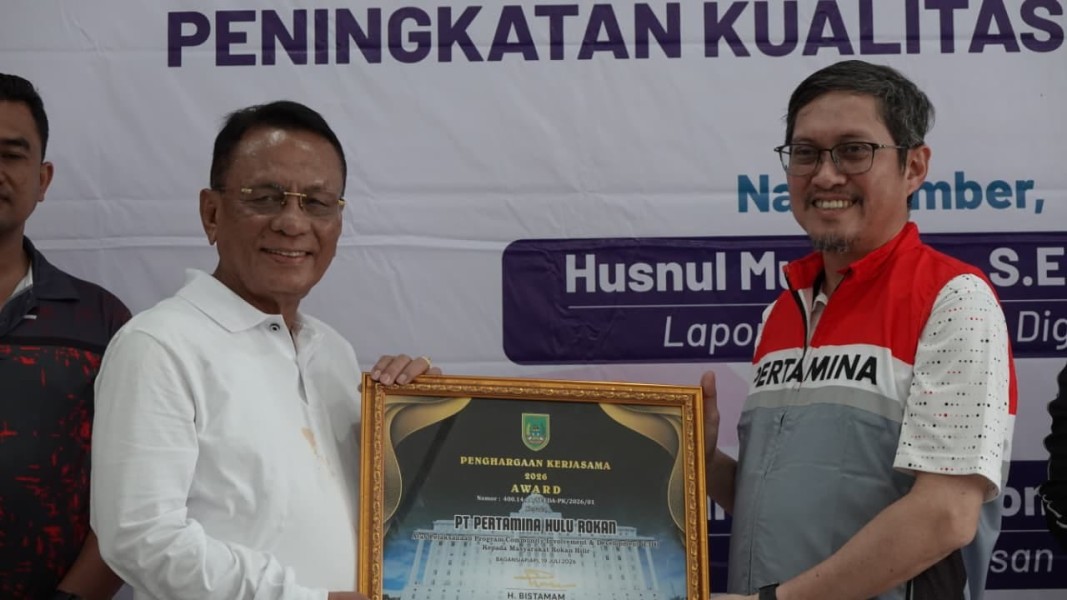 Buah Manis Kolaborasi Program Pemberdayaan Masyarakat, Pertamina Hulu Rokan Raih Apresiasi dari Pemerintah Kabupaten Rokan Hilir