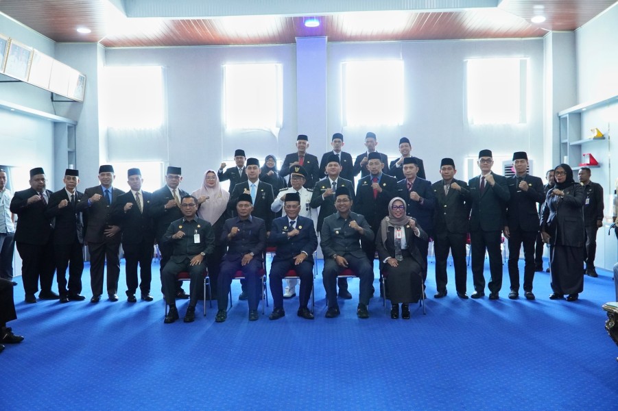 Lantik 21 Pejabat, Bupati Rohil H. Bistamam: Jabatan Adalah Amanah, Segera Beradaptasi