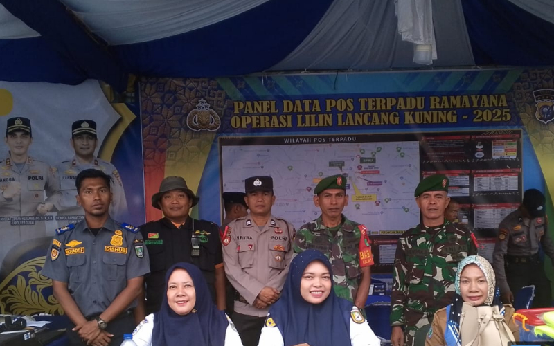 Babinsa Kodim 0320 Dumai Bersama Lintas Instansi Amankan Posyan Ramayana