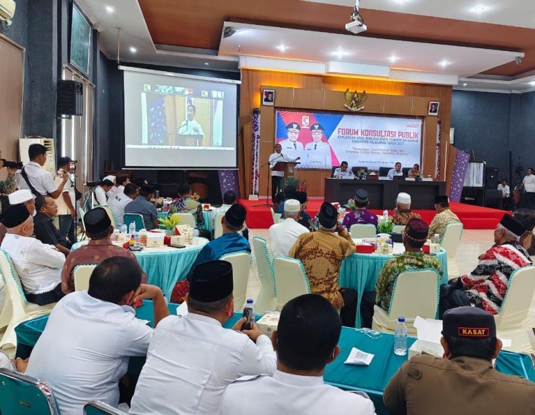 Bupati H Zukri Misran SM MM Resmi Buka RKPD 2027