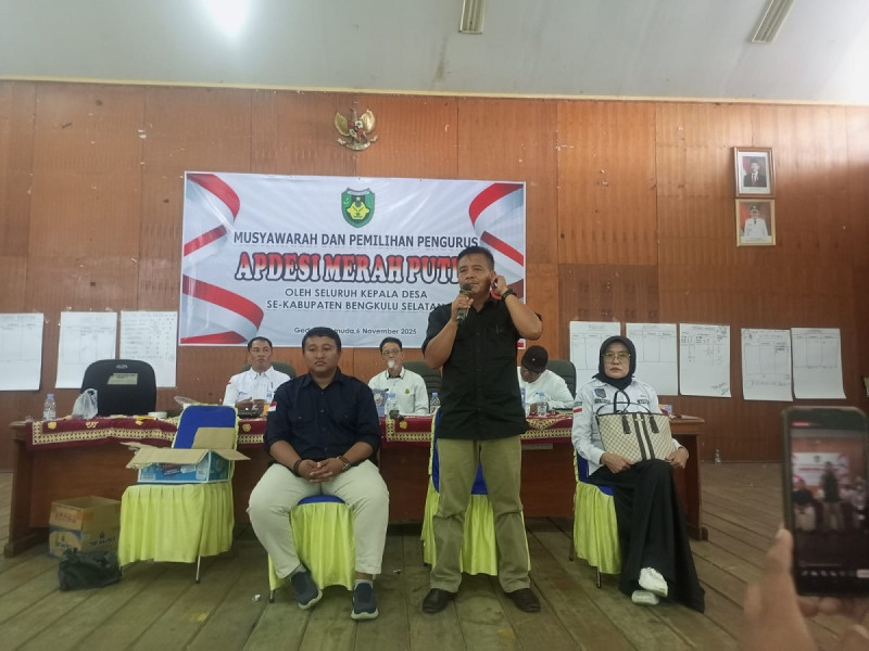 Musyawarah Kabupaten APDESI Merah Putih Bengkulu Selatan, Yusman Hadi Resmi Terpilih Sebagai Ketua