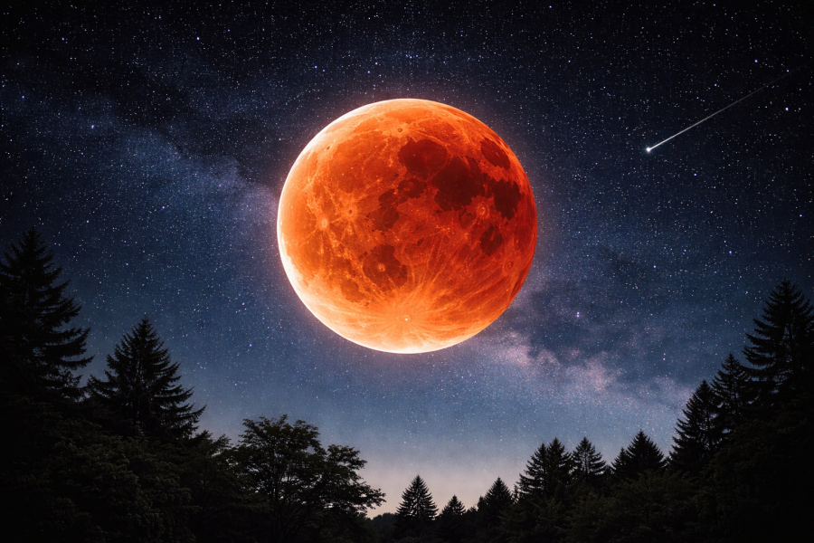 3 Maret 2026 Gerhana Bulan Warna Merah Akan Terlihat Di Indonesia