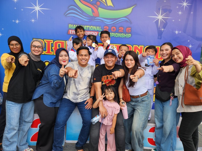 Atlet Taekwondo Polres Kampar Borong Medali di Riau National Championship!