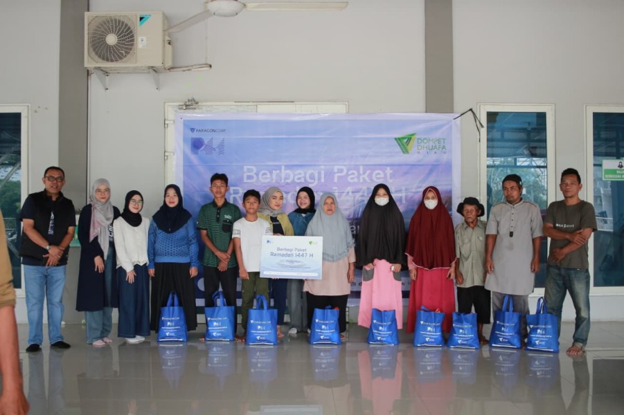 Paragoncorp dan Dompet Dhuafa Riau Berbagi Paket Ramadan Wujudkan Kebaikan Tanpa Batas