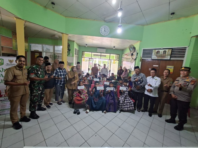 Babinsa Koramil 03/Minas Hadiri Sunat Massal BAZNAS Siak, Wujud Dukungan TNI untuk Kegiatan Sosial Masyarakat