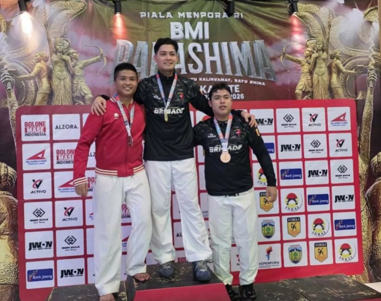 Anggota Gegana Polda Riau Sabet Medali Perak Kejurnas Piala Menpora 2026