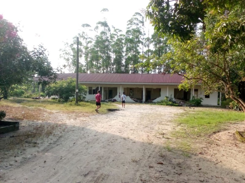 Satu Blok Mes Karyawan PT Arara Abadi Hancur Diseruduk 11 Gajah Sumatra