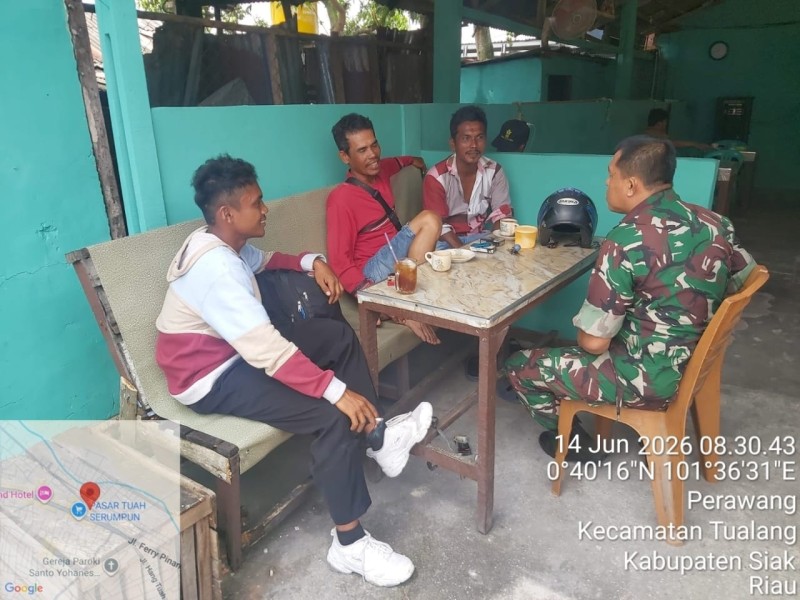 Serda Deddy H Ajak Warga Perawang Peduli Kesehatan dan Kebersihan Lingkungan Melalui Komsos