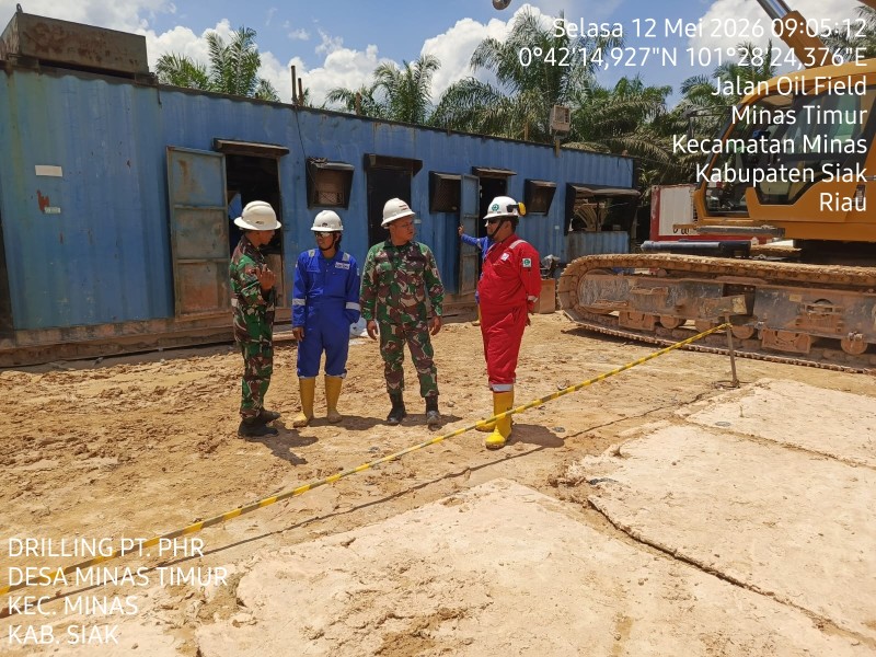 Babinsa 03/Minas Laksanakan Patroli dan Monitoring Drilling di Wilayah Minas, Situasi Aman dan Terkendali