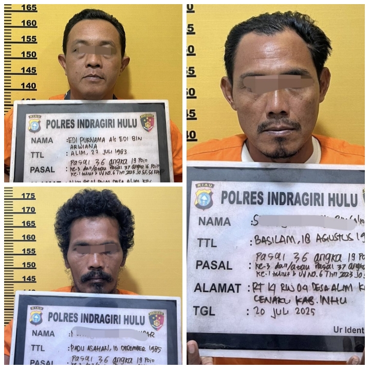 Jual dan Bakar Hutan Lindung Jadi Kebun Sawit, Kepala Desa di Inhu Ditangkap Polisi