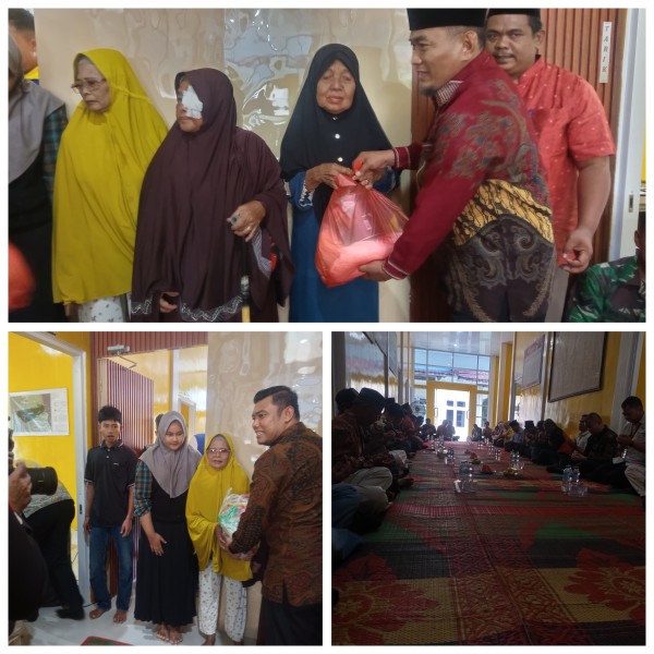 Wawako Dumai Resmikan Kantor Lurah Basilam Baru, Doa Bersama dan Berbagi Sembako Warnai Acara