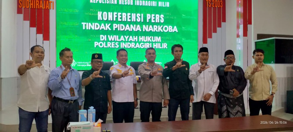 Haji Budiansyah BD : Kapolres, Kasat Narkoba dan Jajaran Patut Diberikan Penghargaan